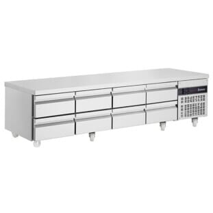 Inomak PWN3333-ECO 8 Drawer Low Height Counter 334L