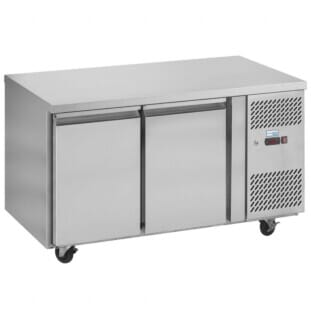 Interlevin PH20F Stainless Steel Double Door Gastronorm Counter Freezer 280ltrs