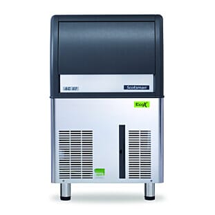 Front view of the Scotsman AC 87 Eco-X Self Contained Gourmet Ice Maker, 44kg/24hrs