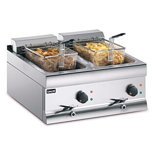 Lincat DF612 Silverlink 600 Electric Counter-top Twin Tank Fryer Stocked
