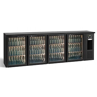 Front view of the Gamko E3/2222GMU84 Four Door Bottle Cooler, 728 Litres
