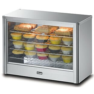 Lincat LPW/LR Seal Counter-Top Heated Pie Cabinet w/ Illumination & Humidity Feature 0.8kW