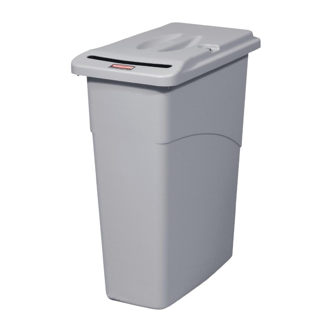 Rubbermaid Slim Jim Confidential Document Container With Lid 87ltr Ct773 Alexanders Direct