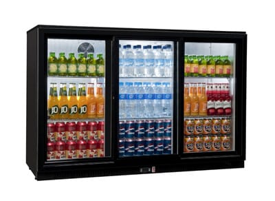 triple door bottle coolers